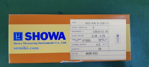 showa strain gauge N11-FA-5-120-11-VSE3 Strain gauge - Image 2
