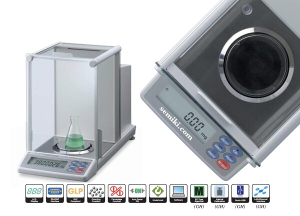 A&D Analytical Balance GH-200 cân phân tích 220g x0.0001g - 画像 (2)