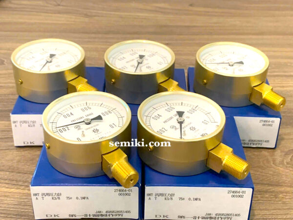 DAIICHI KEIKI AT R3/8-75: 0.1MPa đồng hồ đo áp suất đường ống 0.1 Mpa - Image 2