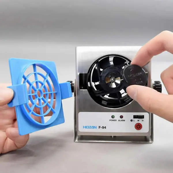 HOZAN IONIZER F-94 quạt thổi ion khử tĩnh điện  1000V ~ 100V - Image 3
