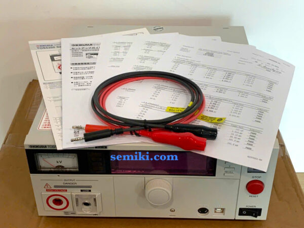 KIKUSUI TOS5302 máy thử nghiệm điện áp cao AC 5kV, điện trở cách điện 5 GΩ - Image 2