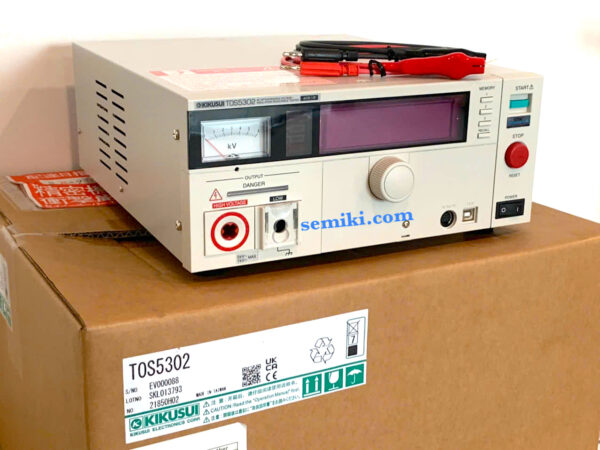 KIKUSUI TOS5302 AC 5kV high voltage tester, insulation resistance 5 GΩ