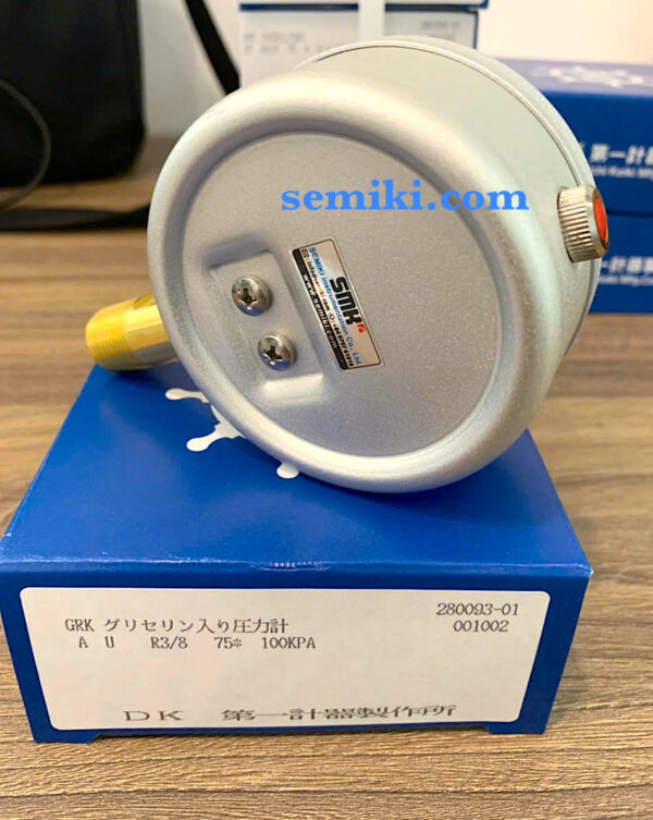 DAIICHI KEIKI GRK-A đồng hồ đo áp suất kèm Glycerin chống rung - Image 3