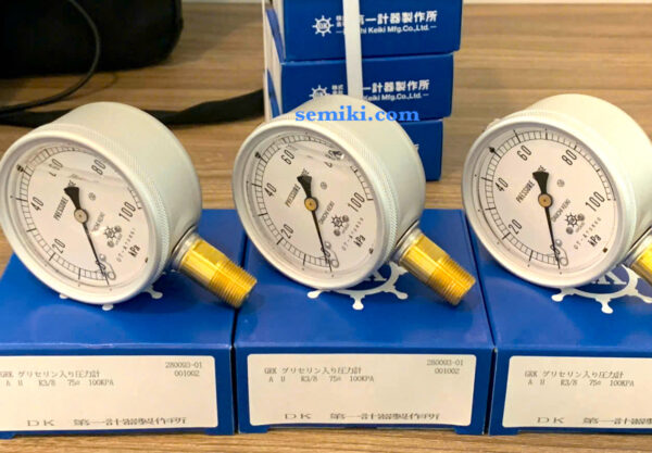DAIICHI KEIKI GRK-A pressure gauge with anti-vibration Glycerin
