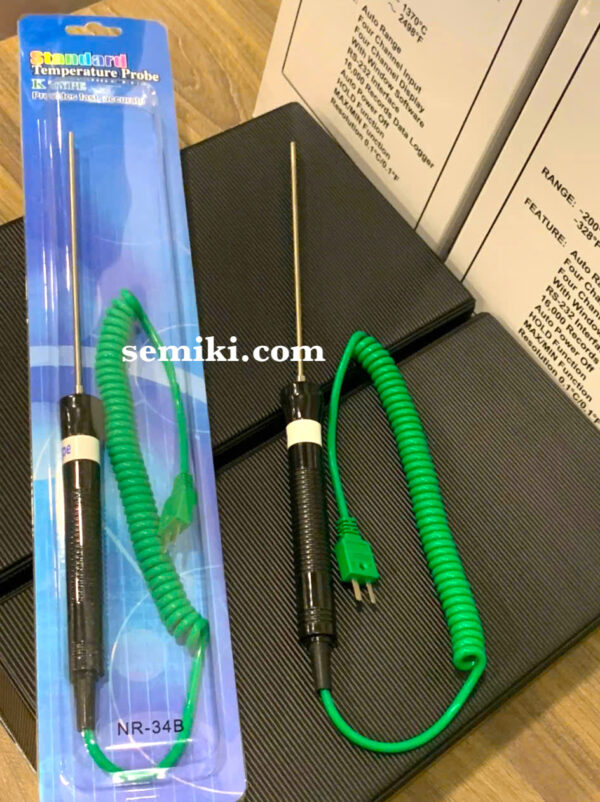 DER Taiwan NR-34, NR-34B type K temperature probe (-50~600°C)