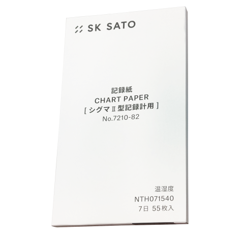 SATO 7210-82 giấy ghi biểu đồ nhiệt độ, độ ẩm 7 ngày (−15~40°C, 0~100%) - Hình ảnh 2