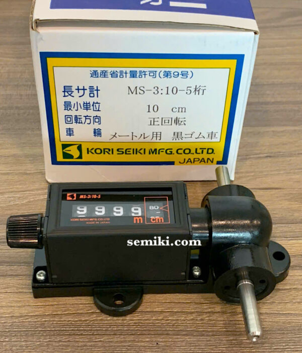 Kori counter MS-3:10-5 thước đo chiều dài vải 9,999m90cm /10cm - 画像 (2)