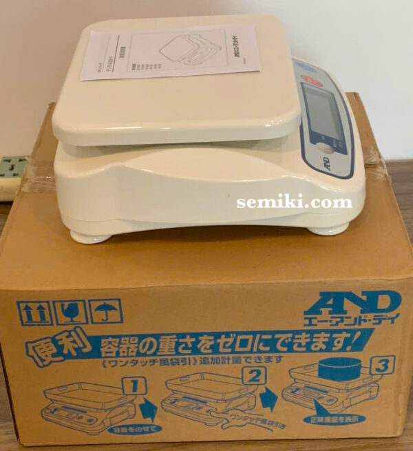 A&D SH-20K cân điện tử 20kg x0.01kg - 画像 (2)