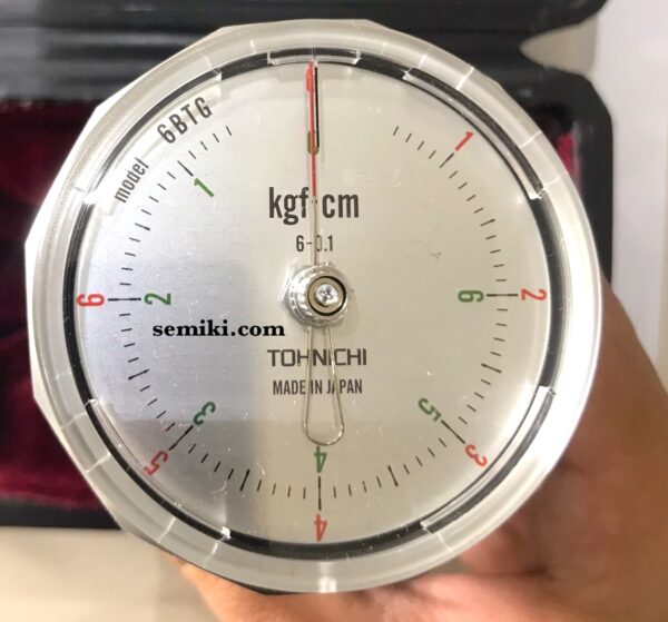 TOHNICHI 6BTG-S thiết bị đo mô men xoắn 0.6-6 kgf.cm - Image 3