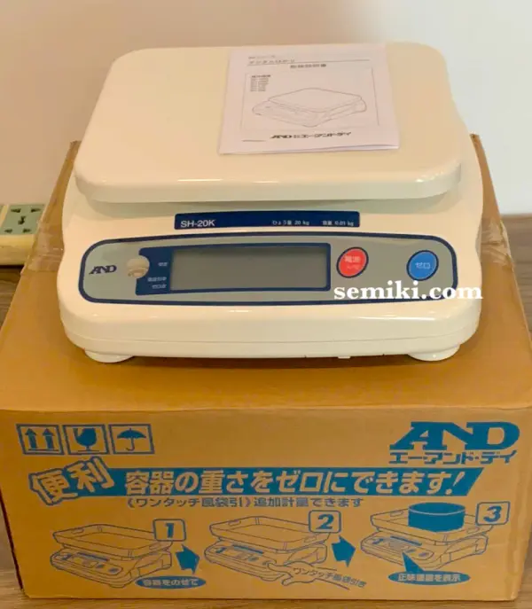 A&D SH-20K cân điện tử 20kg x0.01kg