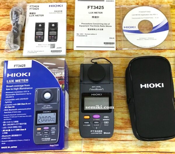 HIOKI FT3425 máy đo cường độ ánh sáng (000 lx ~ 200000 lx)
