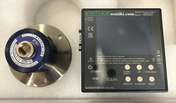 CEDAR WDISR-IP series thiết bị kiểm định lực mô men xoắn tua vít, cờ lê (50gf~150kgf) - 画像 (3)