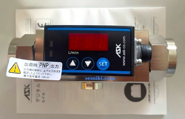 ASK Japan Digital flow sensor DFS-2, DFS-3, DFS-6 đồng hồ điện tử đo lưu lượng - Image 2