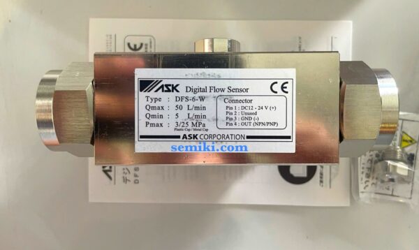 ASK Japan Digital flow sensor DFS-2, DFS-3, DFS-6 đồng hồ điện tử đo lưu lượng - Image 3