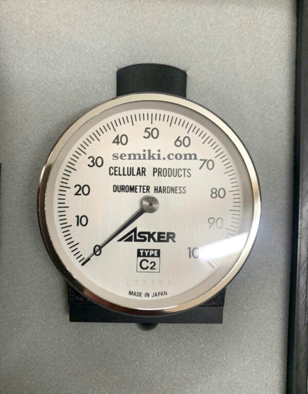 ASKER Type C2 Two-pointer type đồng hồ đo độ cứng cao su mềm, bọt biển