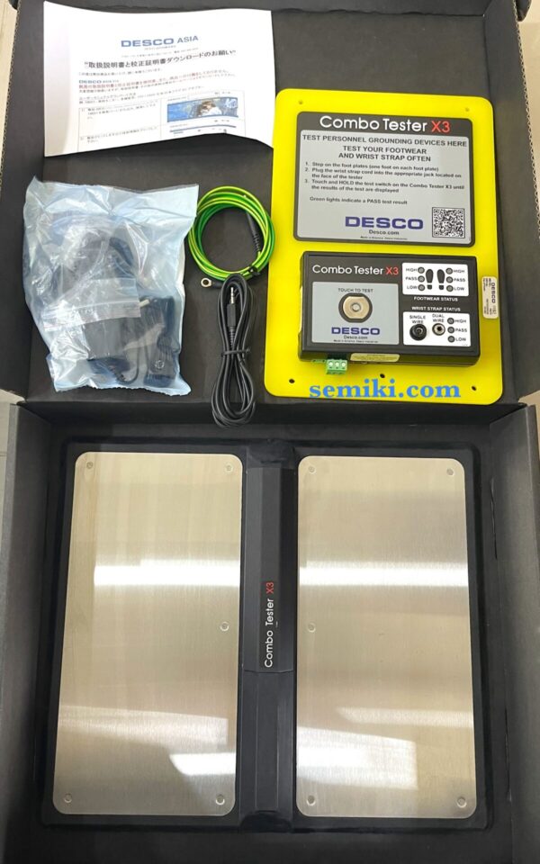 DESCO 19270 Combo Tester X3  Máy đo điện trở giày ESD - Hình ảnh 2