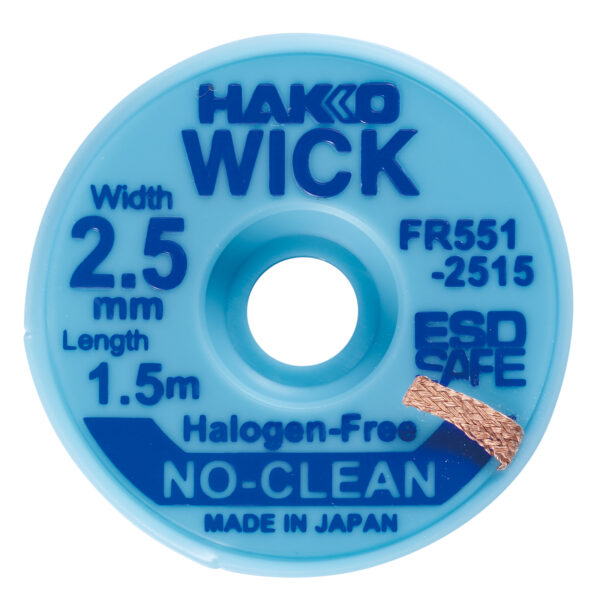 HAKKO FR551-2515-J dây bấc hàn loại bỏ chất hàn (2,5mm x 1,5m)