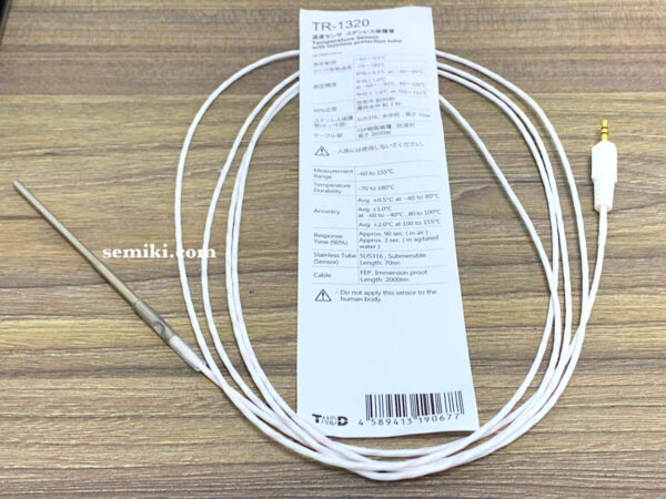 T&D TR-1320 đầu dò nhiệt độ -60 ~155°C dùng cho bộ ghi nhiệt TR-71