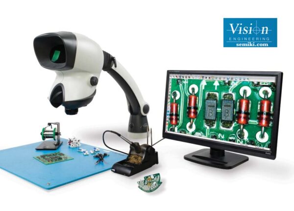 Vision Engineering Mantis Series kính hiển vi soi nổi công thái học (2x-8x)