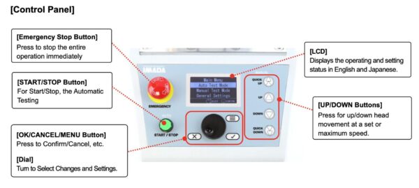 IMADA motorized test stand MX3-500N chân đế điện tử máy đo lực 500N - Image 3